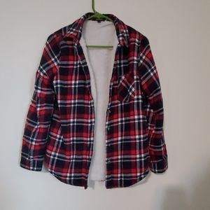 Lined flannel shirt